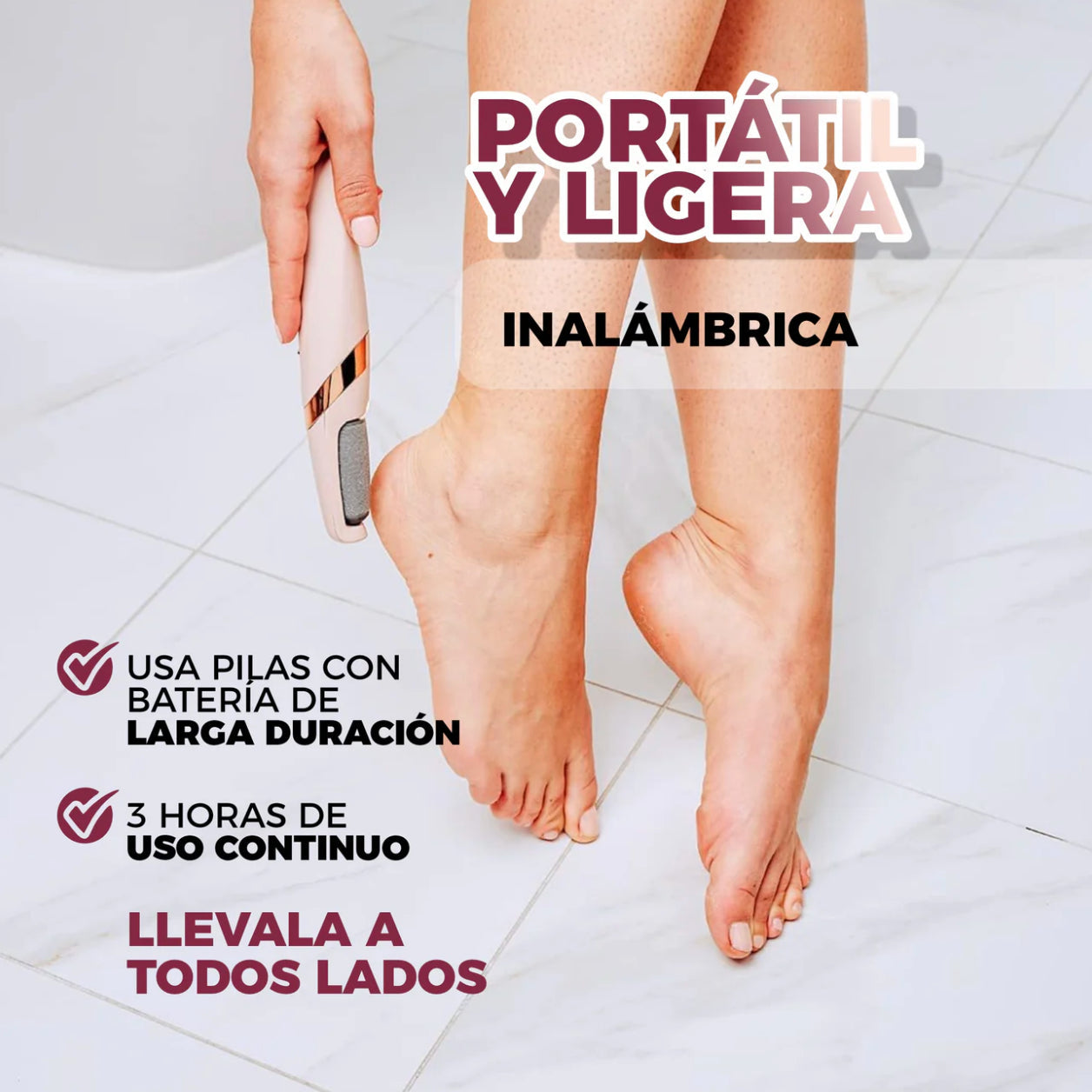 Pedicura Eléctrica: Pies Suaves en Minutos