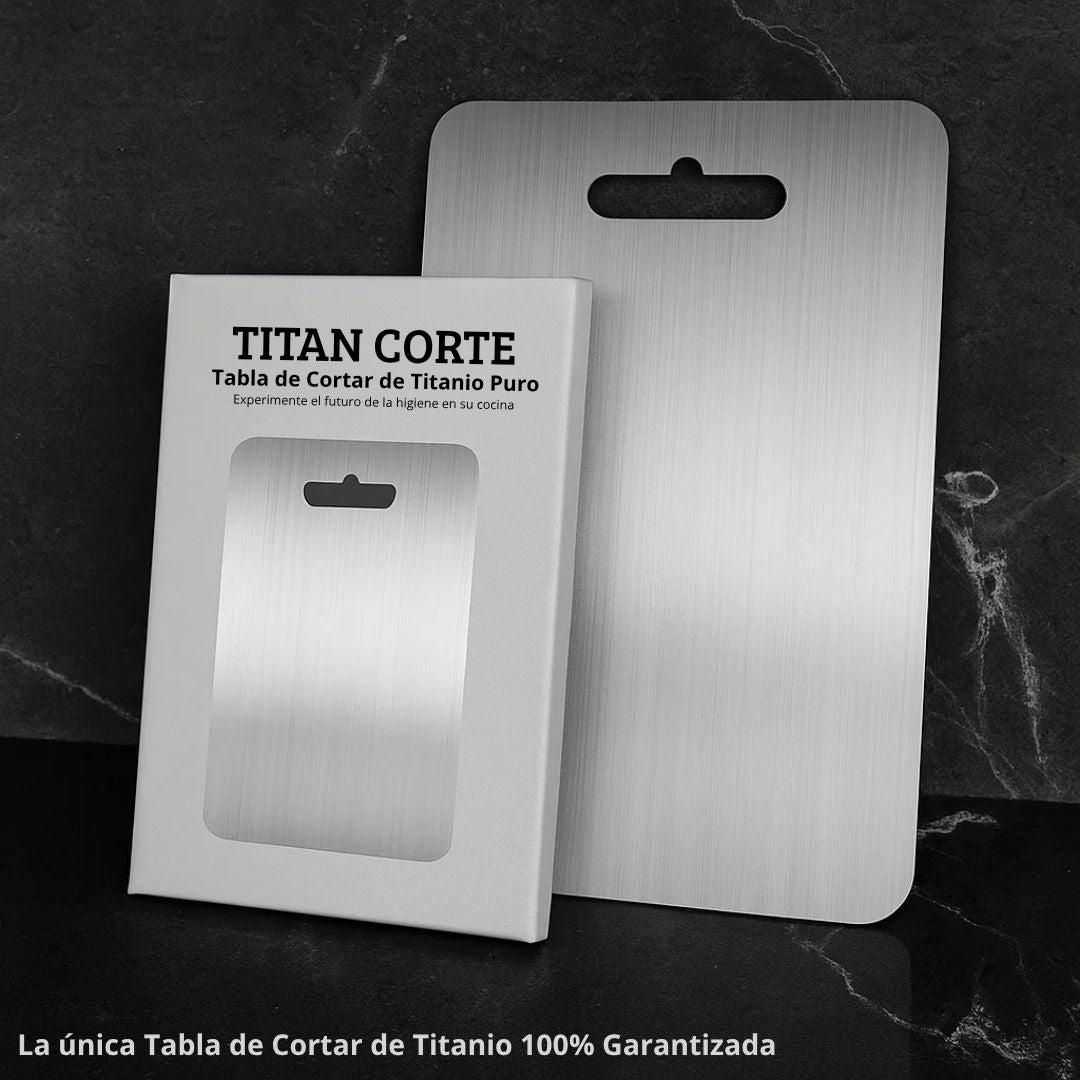 Tabla de Corte Profesional 100% Titanio – Antibacteriana y Eterna | Titan Corte™