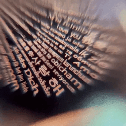 COLLAR TE AMO EN 100 IDIOMAS