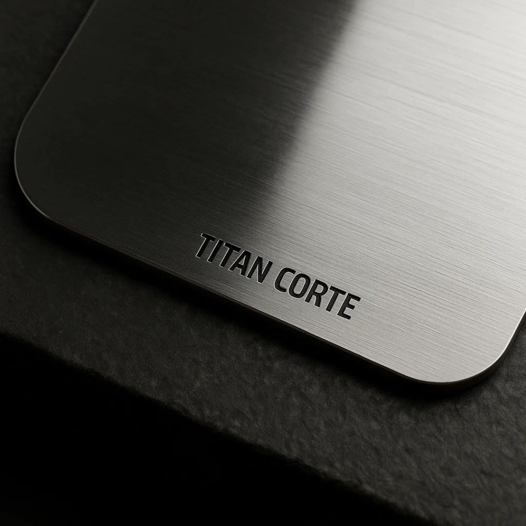 Tabla de Corte Profesional 100% Titanio – Antibacteriana y Eterna | Titan Corte™
