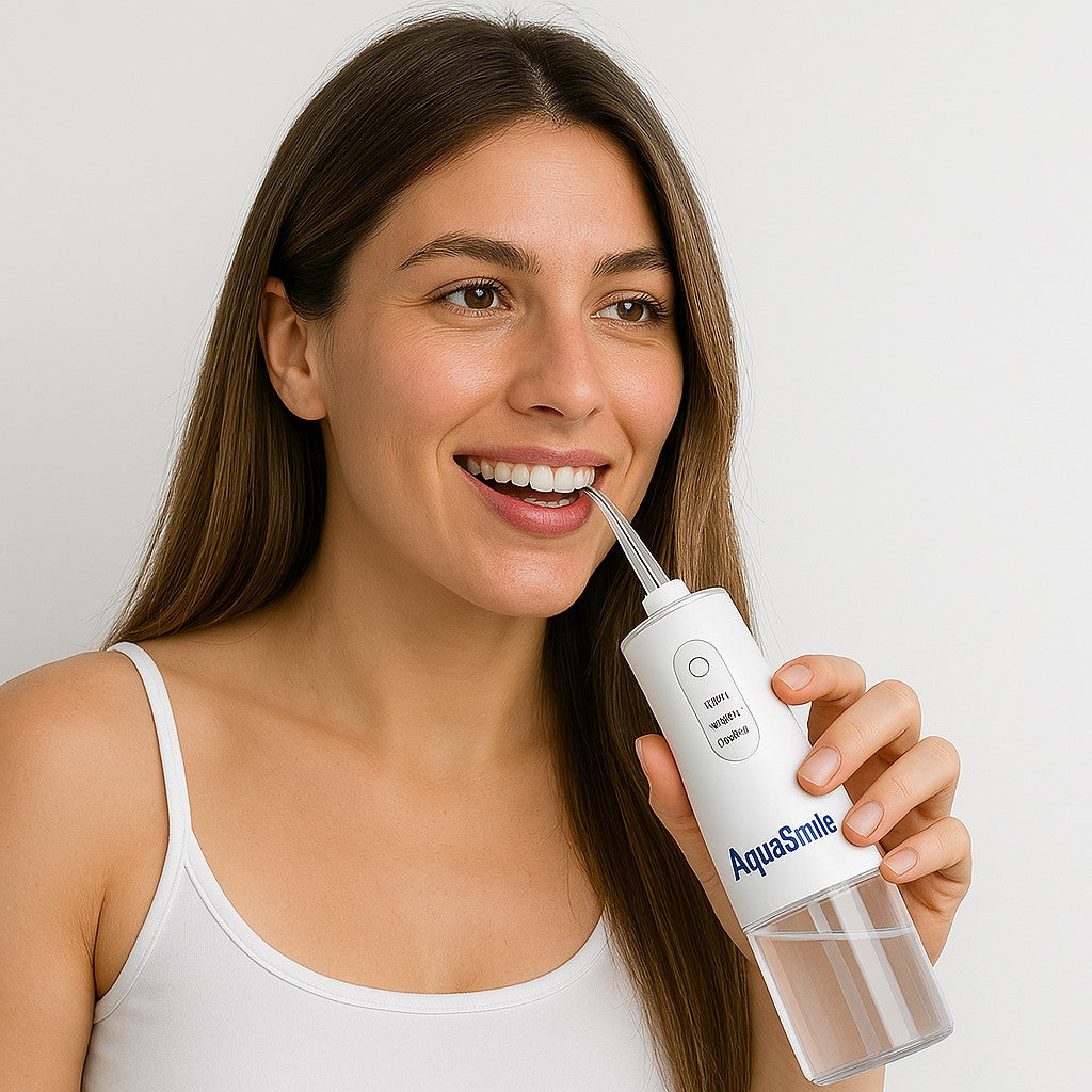 AquaSmile Pro™ - Irrigador Bucal y Limpiador Oral