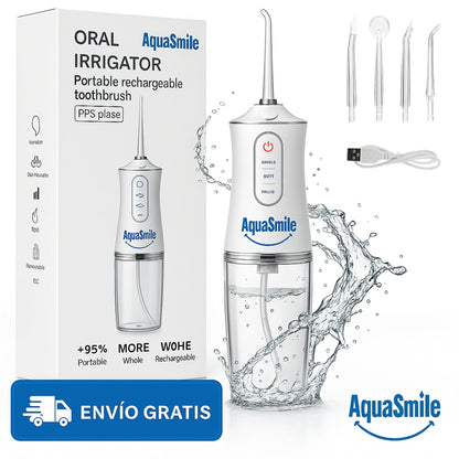 AquaSmile Pro™ - Irrigador Bucal y Limpiador Oral