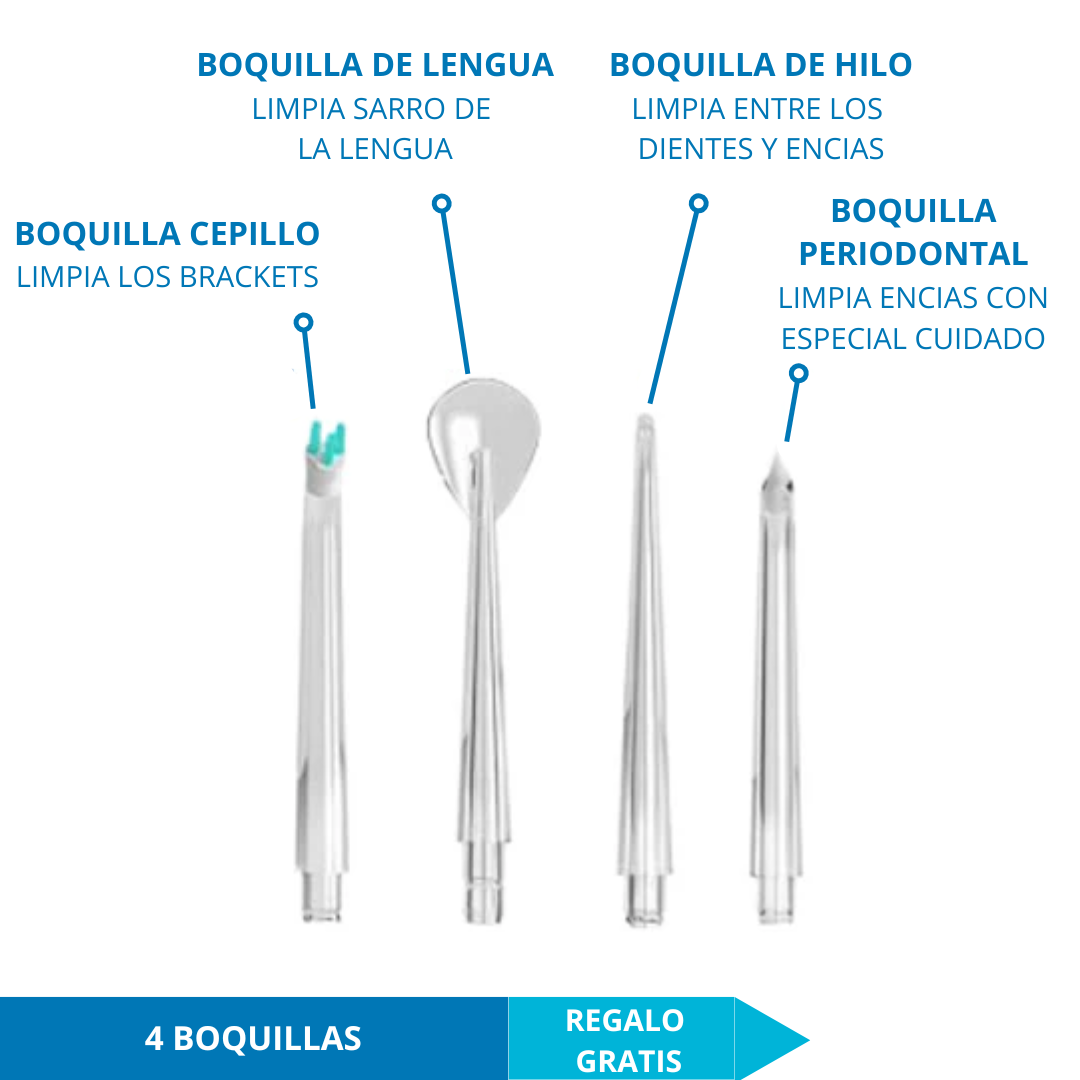 AquaSmile Pro™ - Irrigador Bucal y Limpiador Oral