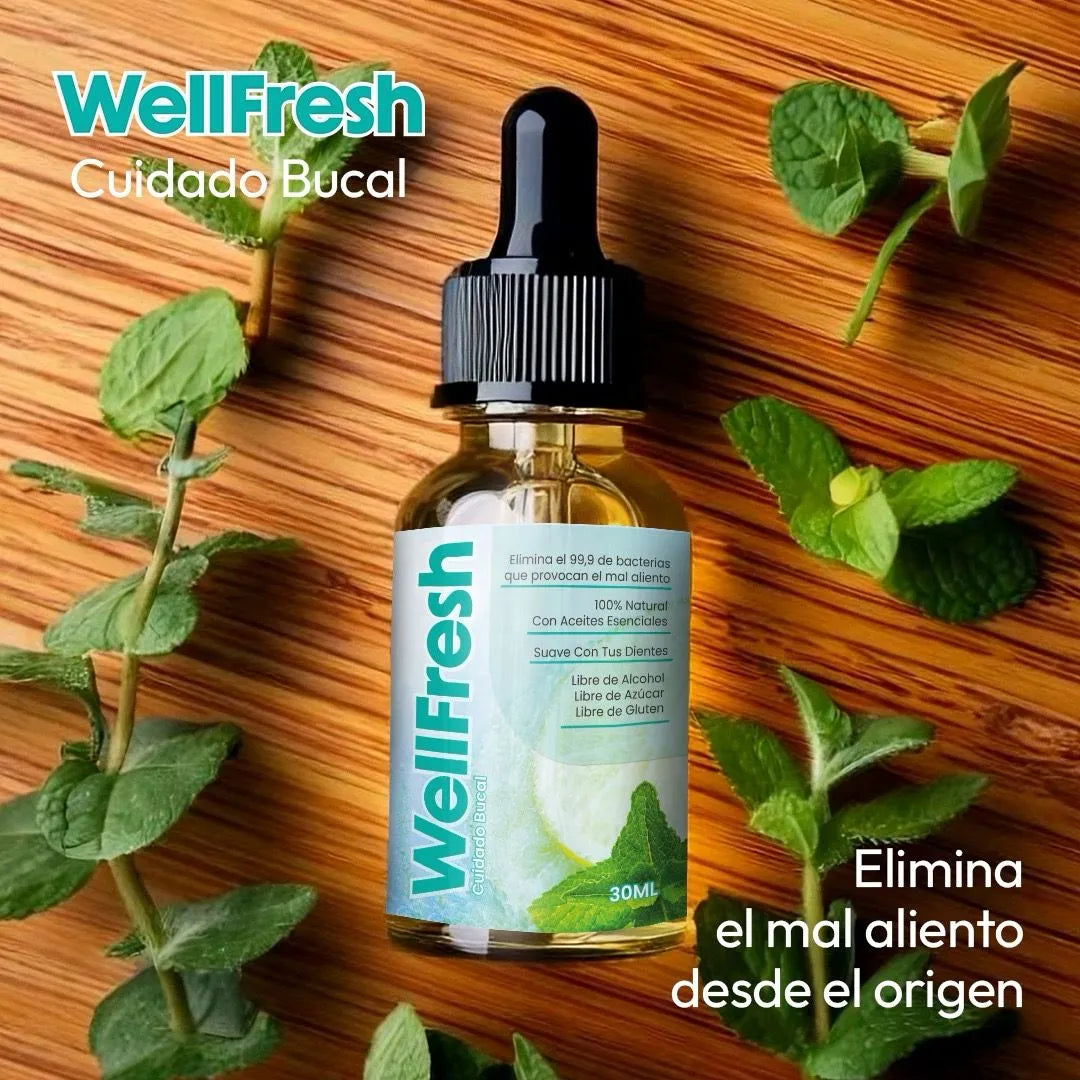 Well Fresh - Gotas naturales para el mal aliento