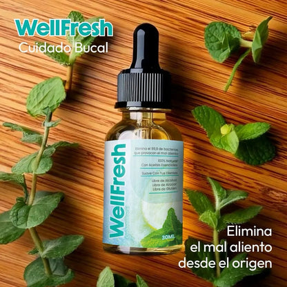 Well Fresh - Gotas naturales para el mal aliento