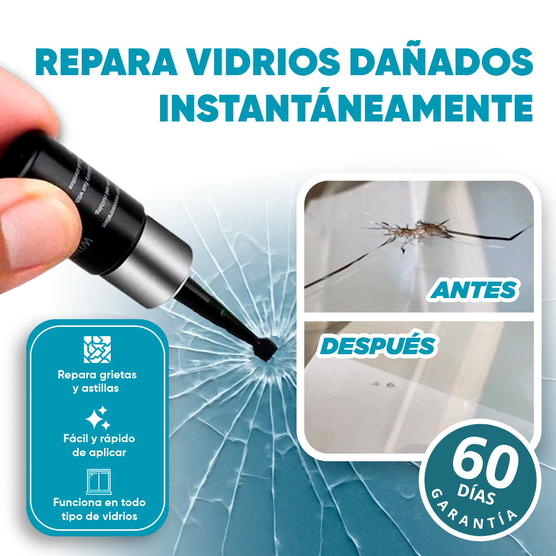 LIQUIDO REPARA VIDRIOS FISURADOS | VIDROFIX™