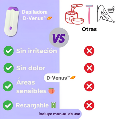 Depiladora Venus Glow™ - Piel suave y sin vello desde la raíz