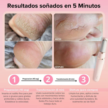 Pedicura Eléctrica: Pies Suaves en Minutos