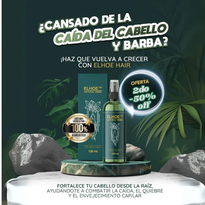 Elhoe-hair™ - Suero para el crecimiento del cabello